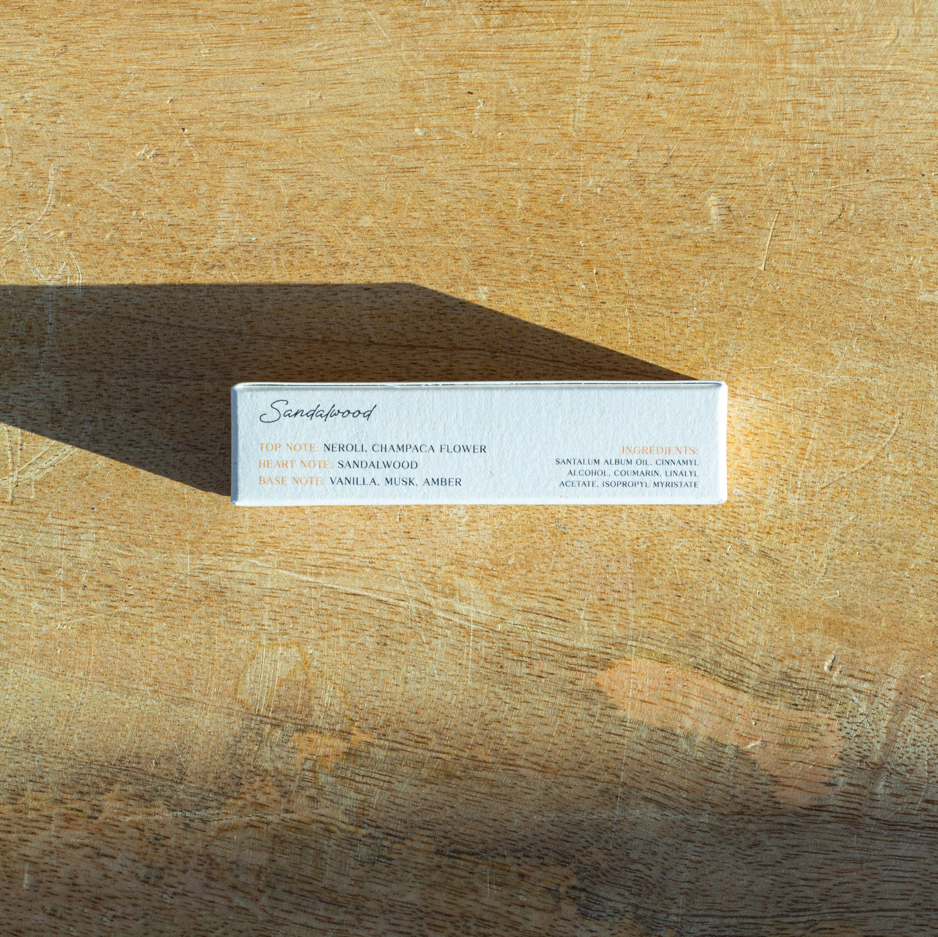 SANDALWOOD - ROLL ON PERFUME (10ml)