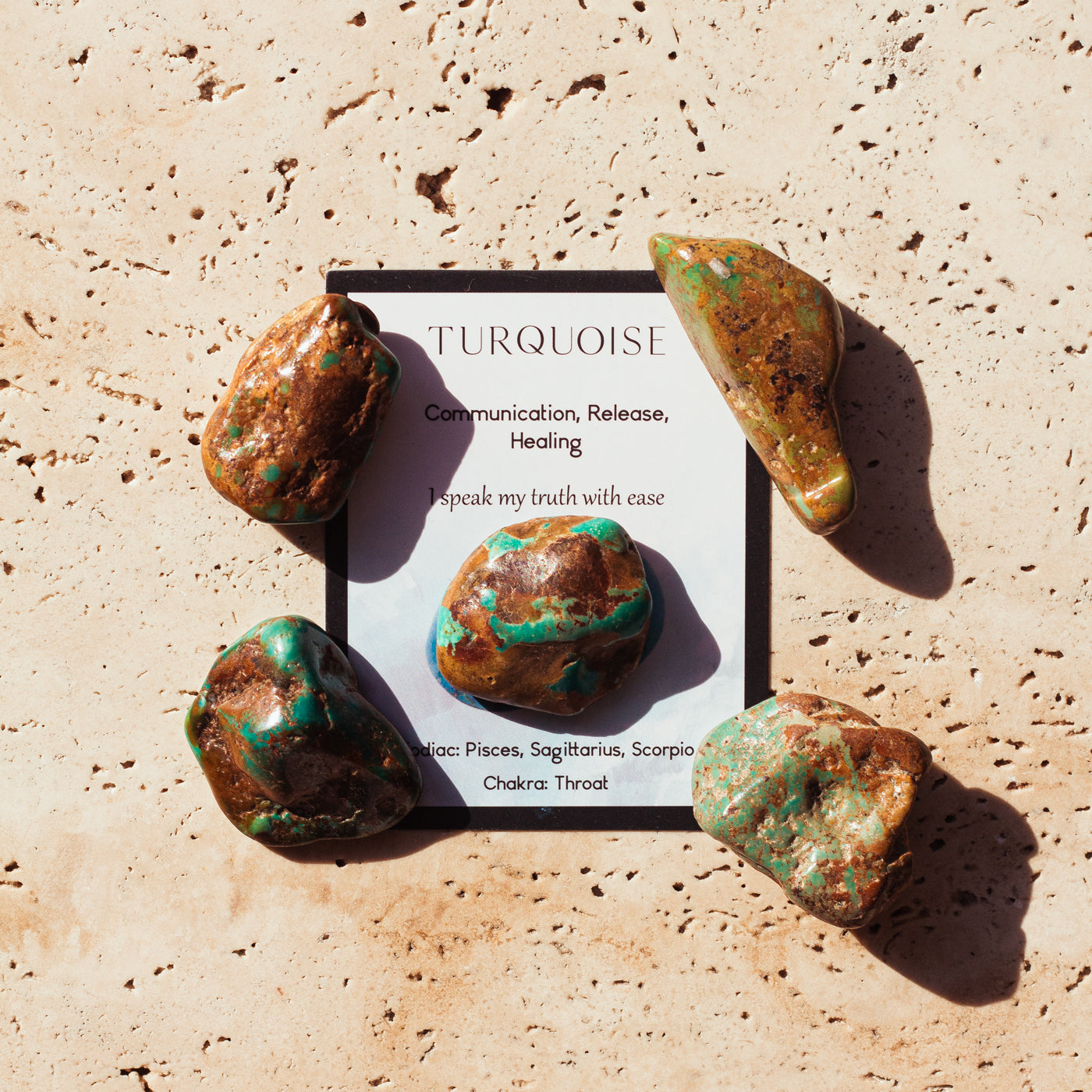 Turquoise Mexican Tumble Stone
