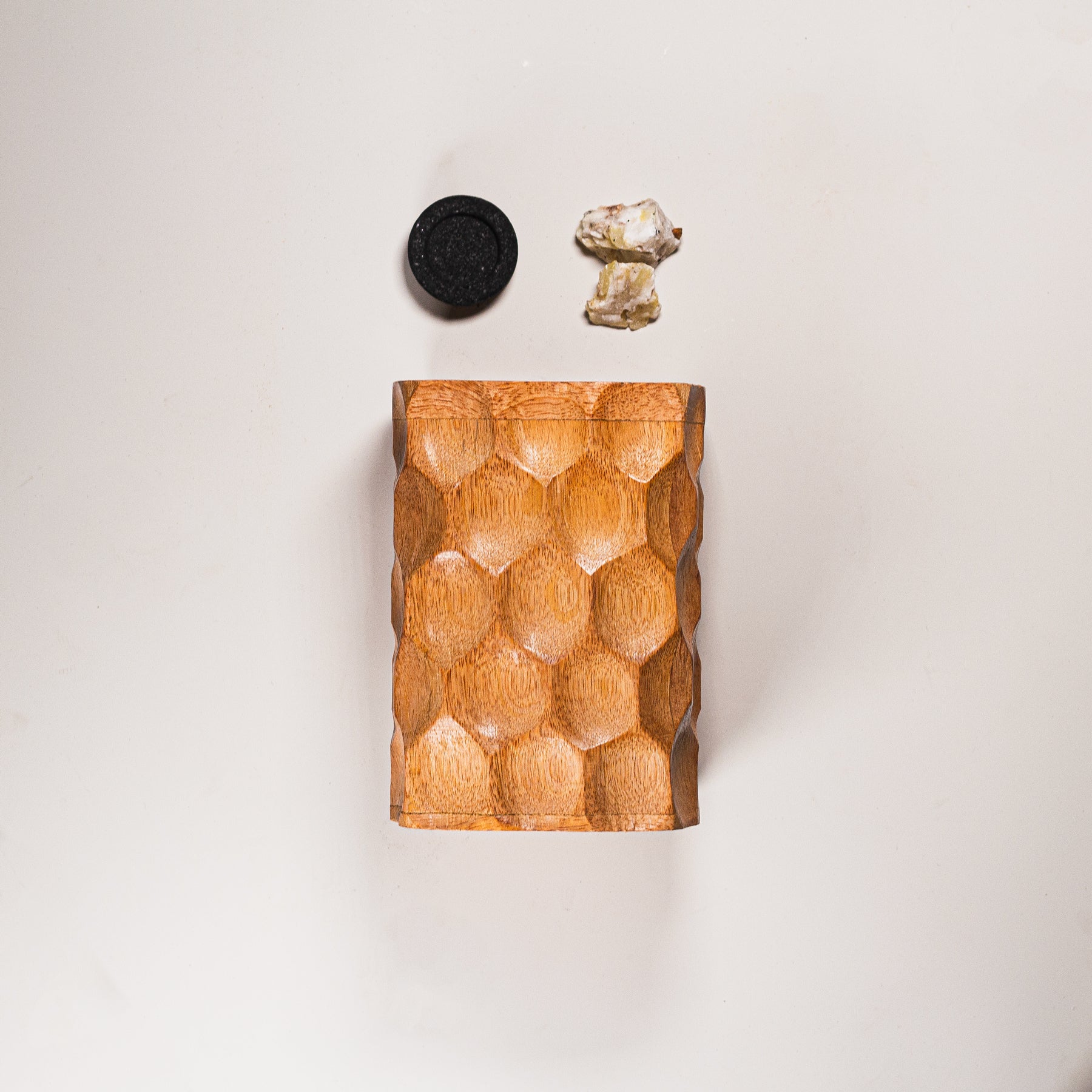 WOODEN RESIN BURNER - SQUARE