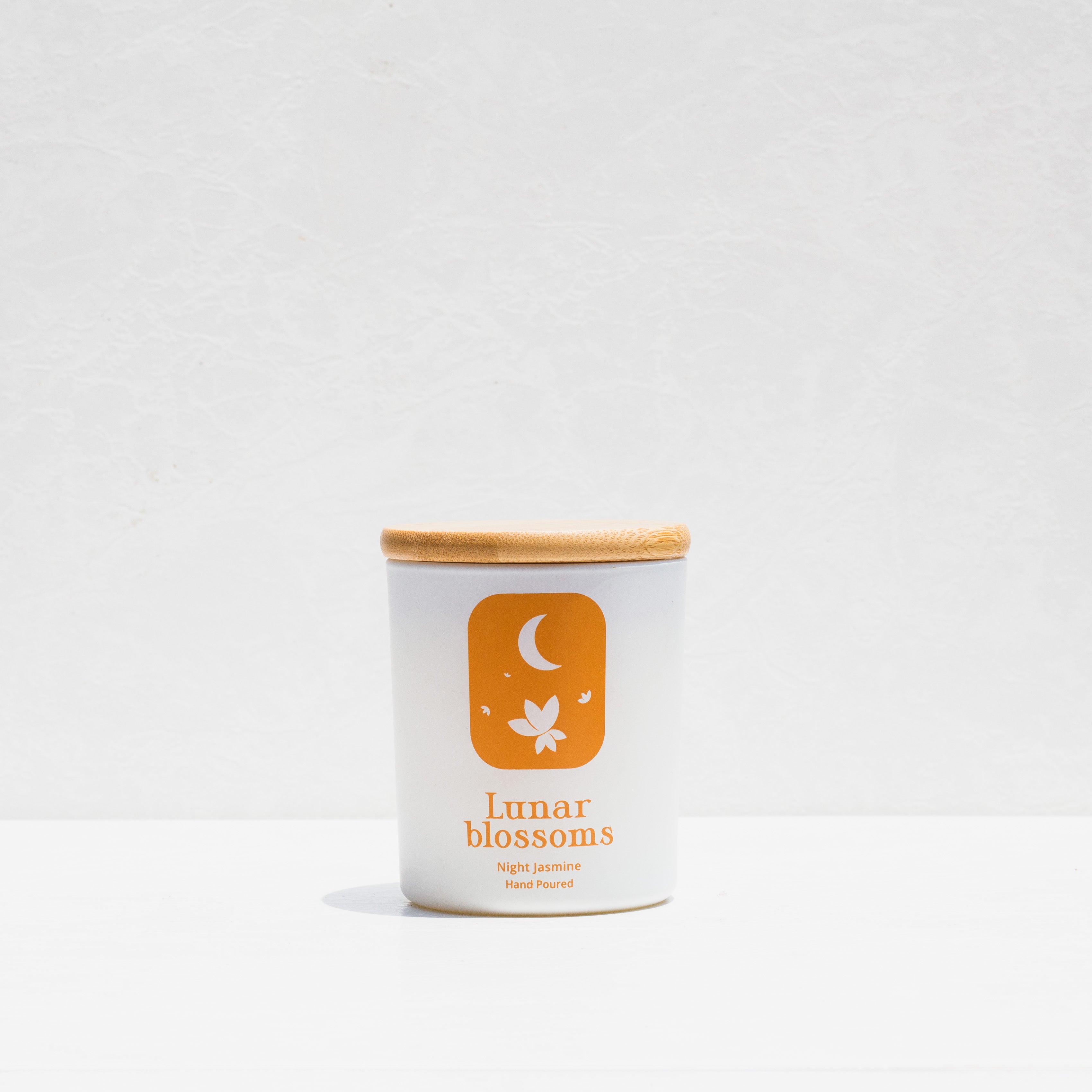 LUNAR BLOSSOMS - NIGHT JASMINE SCENTED CANDLE (150ml)