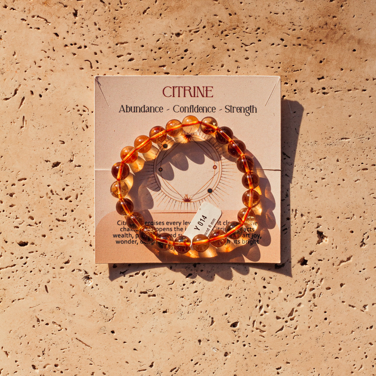 CITRINE BRACELET A+