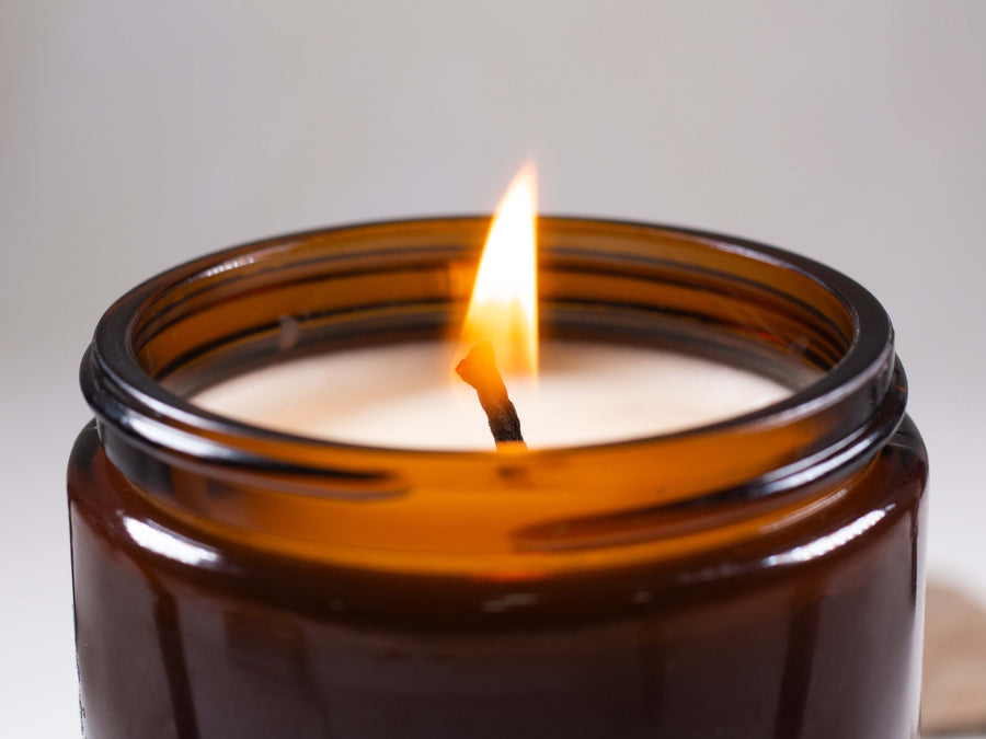 Burning Lemongrass Scented Candle 
