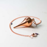 Copper Tear Drop Pendulum