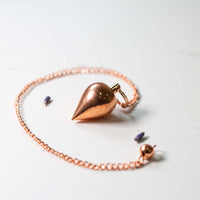 Copper Tear Drop Pendulum