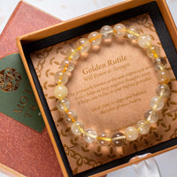 Golden Rutilated Bracelet